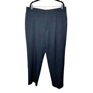 Brooks Brothers Pants Men 36x31 Navy Blue 100% Wool Slacks